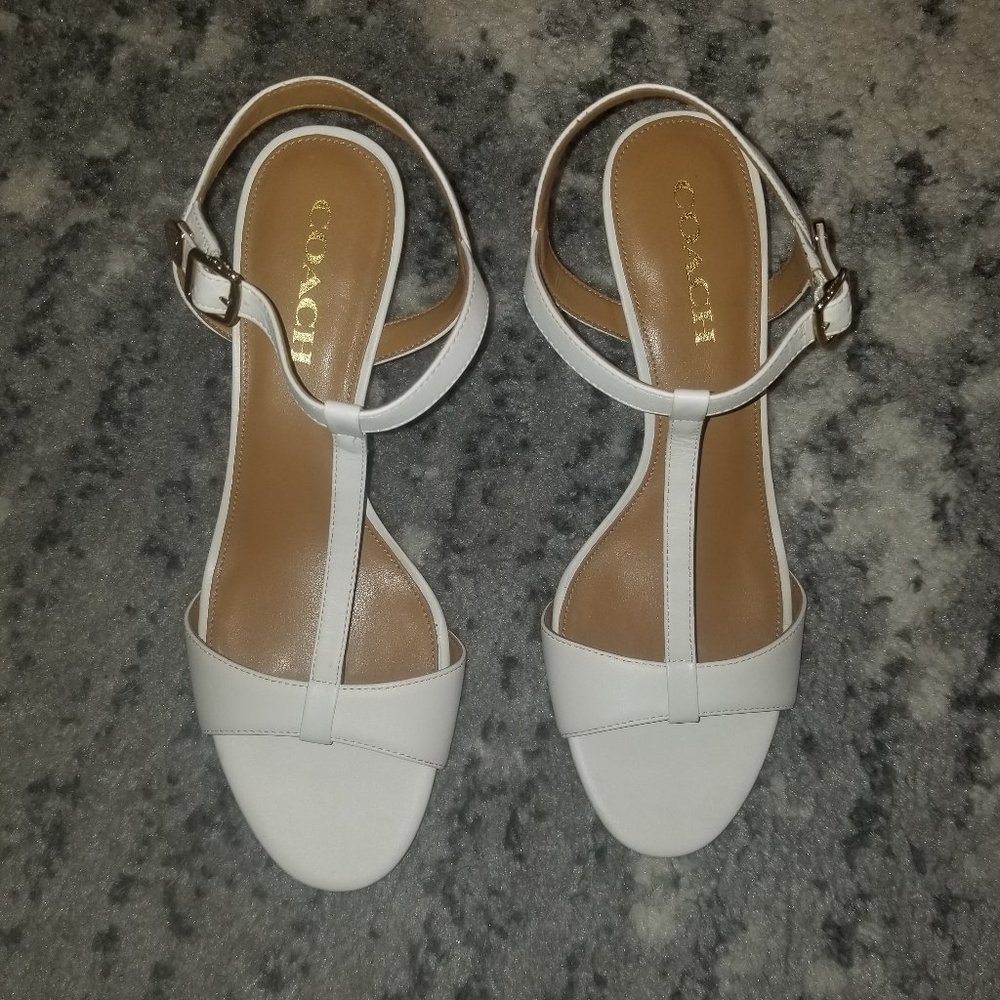 Coach Heels Like New!! Only used 1 time!